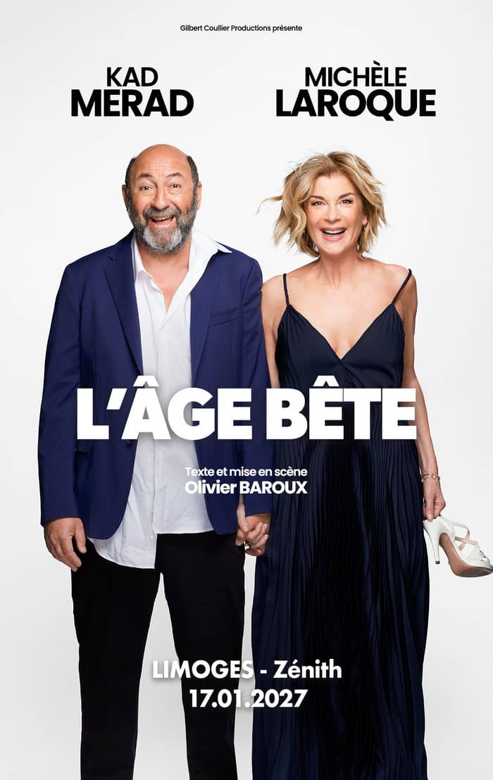 Illustration de l'événement : L'Age Bête avec Michèle Laroque et Kad Merad