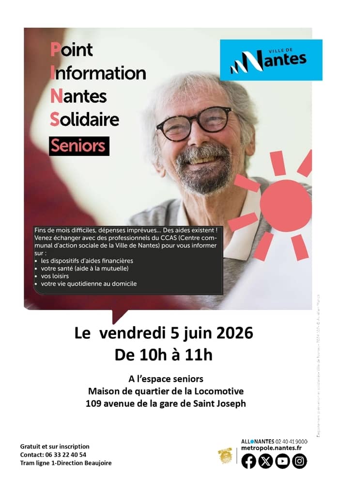 Illustration de l'événement : Point information Nantes Solidaire Seniors
