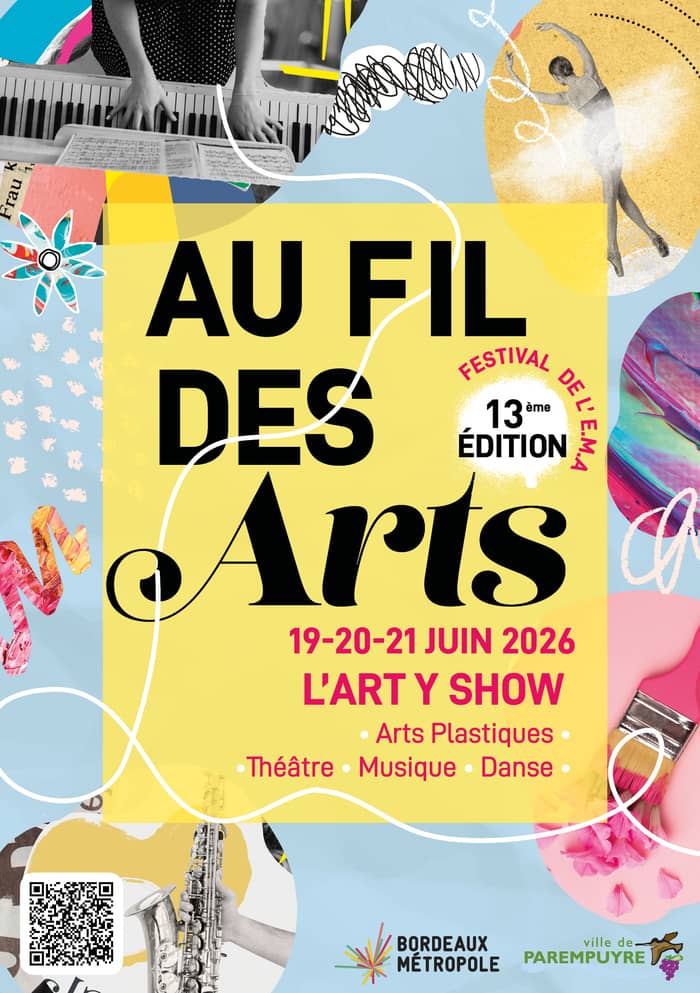 Illustration de l'événement : 🎨✨ FESTIVAL DE L’EMA – AU FIL DES ARTS ✨🎭
