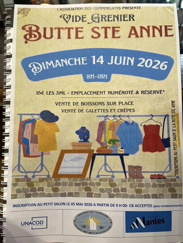 Illustration de l'événement : Vide-greniers de la butte Sainte-Anne