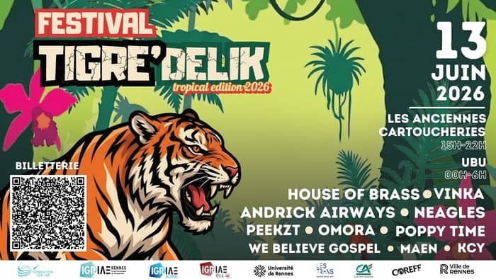 Illustration de l'événement : Festival Tigre Delik | 9ème édition