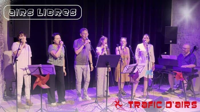 Illustration de l'événement : Soirée concert "Airs libres" (ateliers chant Trafic d'airs)
