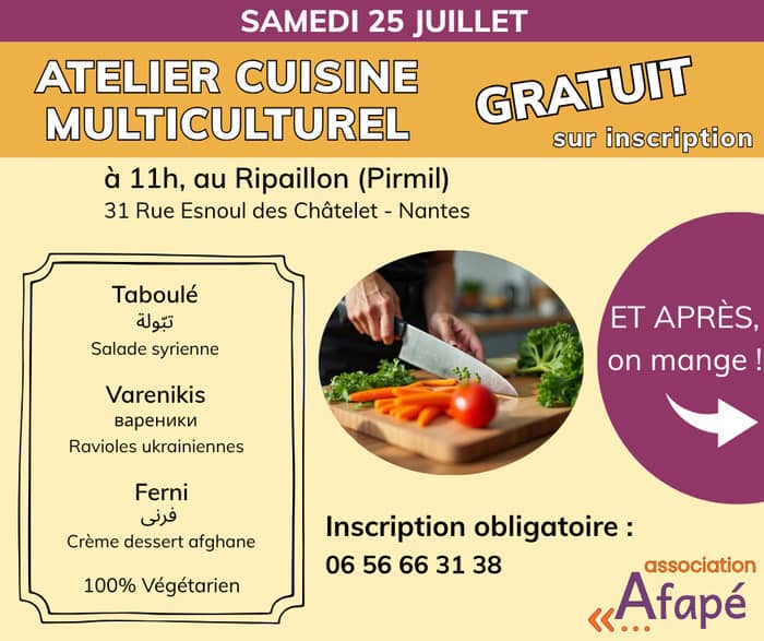Illustration de l'événement : Atelier cuisine multiculturel