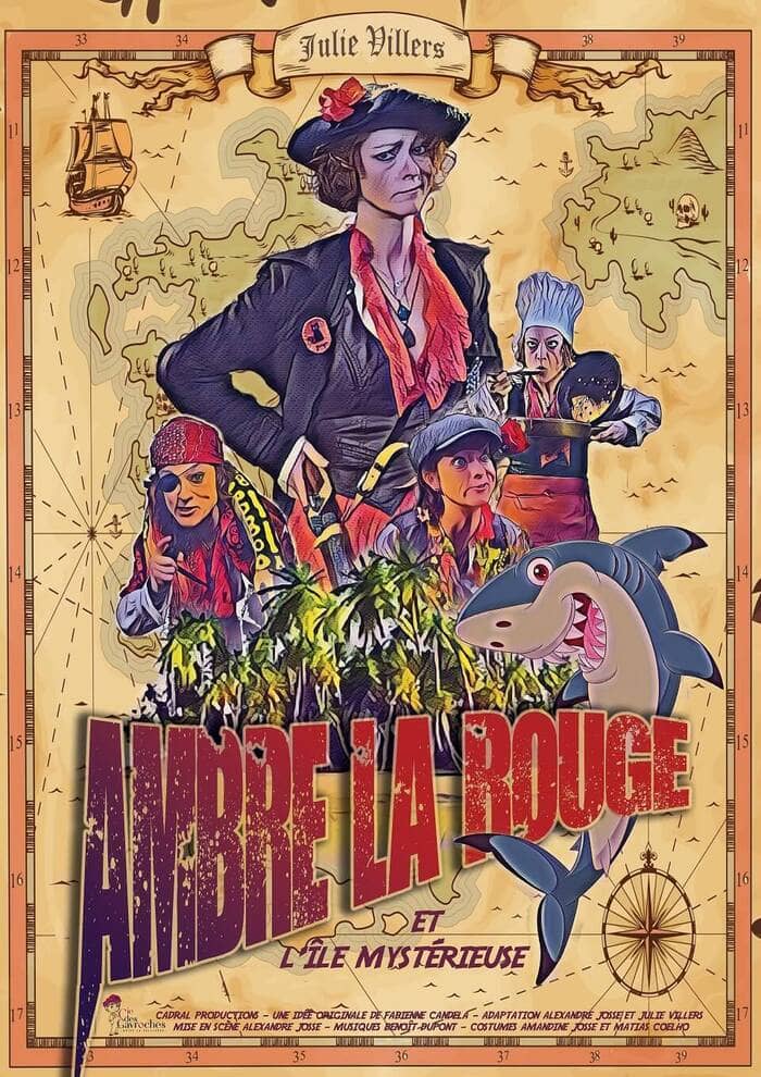 Illustration de l'événement : Ambre la Rouge et l’île mystérieuse