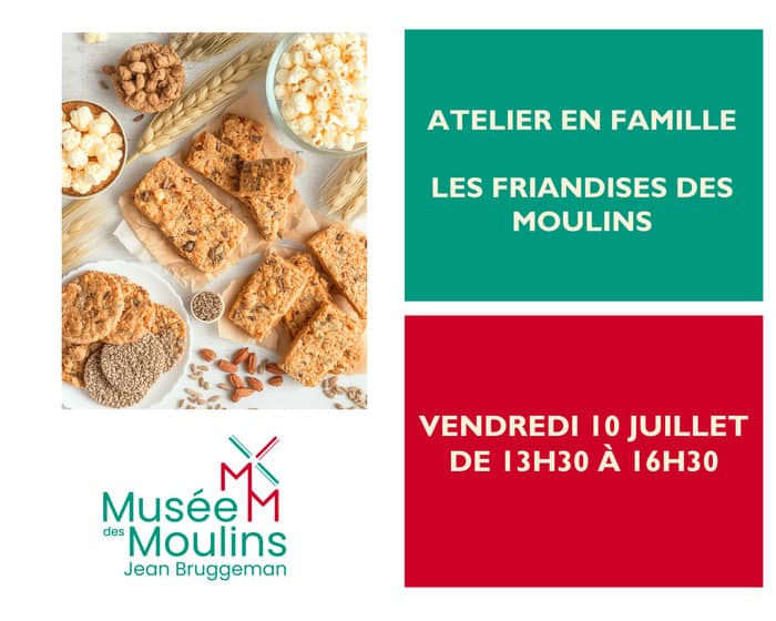 Illustration de l'événement : Atelier en famille : les friandises des moulins