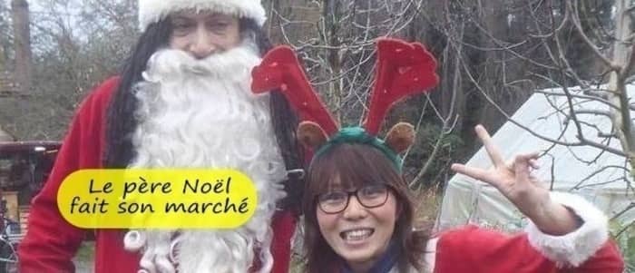 Illustration de l'événement : Samedi 19 décembre 2026. le père Noël fait son marché au Jardin dans la vallée.