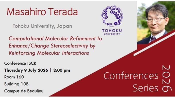 Illustration de l'événement : ISCR 2026 conferences - Masahiro Terada