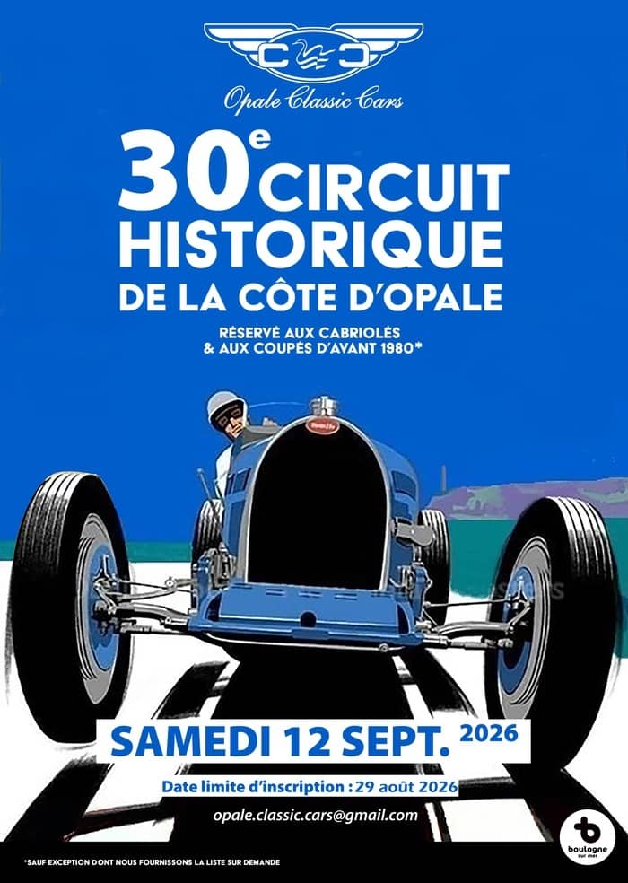 Illustration de l'événement : 30e circuit historique de la Côte d'Opale