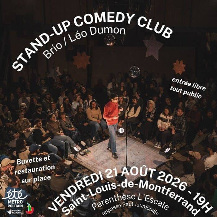 Illustration de l'événement : Stand-up Comedy Club avec Brio et Léo Dumon