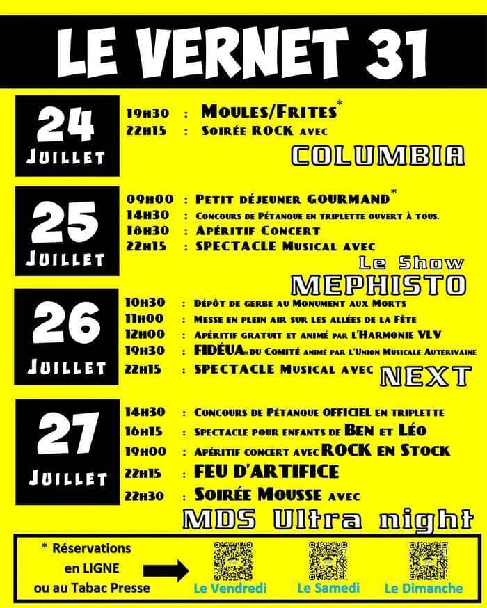 Illustration de l'événement : Fête Locale Le Vernet