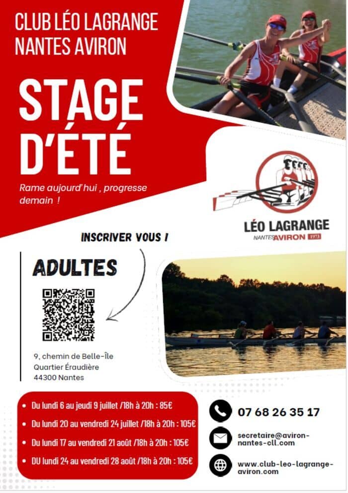 Illustration de l'événement : Stage d'été Aviron 2026 - Adultes