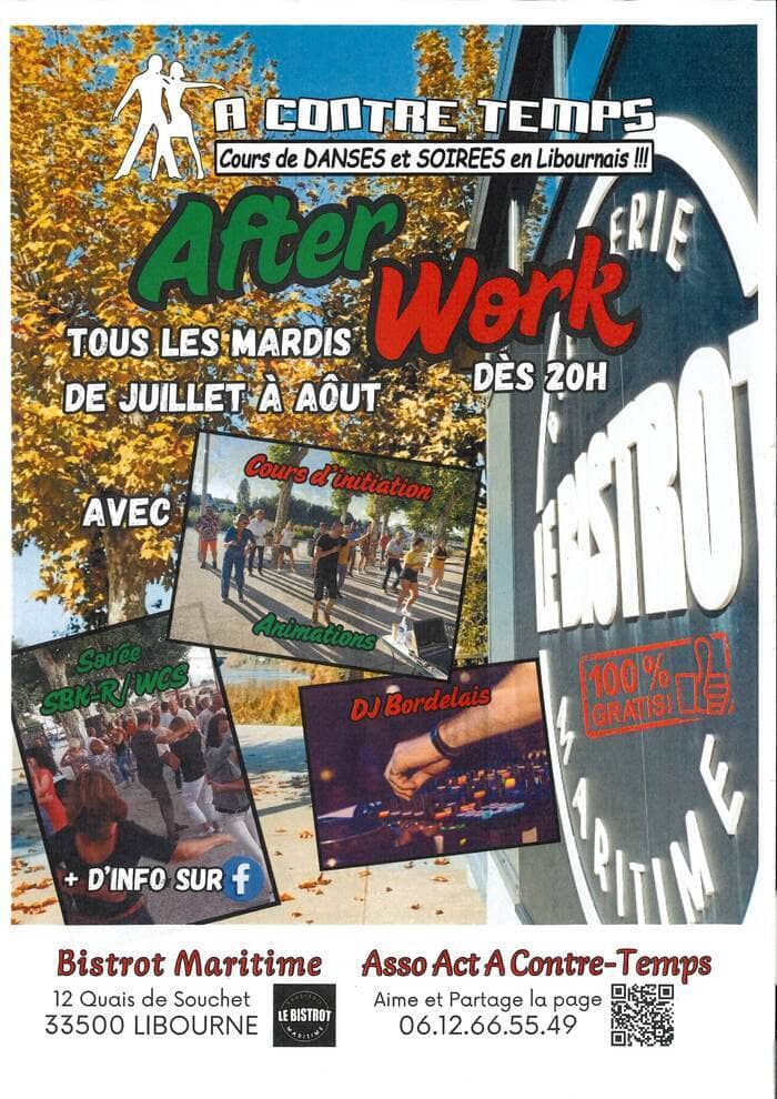Illustration de l'événement : After work avec l'asso Act A Contre-temps