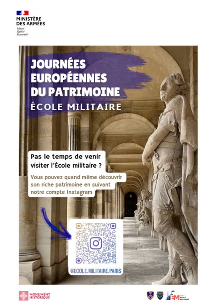 Illustration de l'événement : Visites virtuelles de l'École militaire