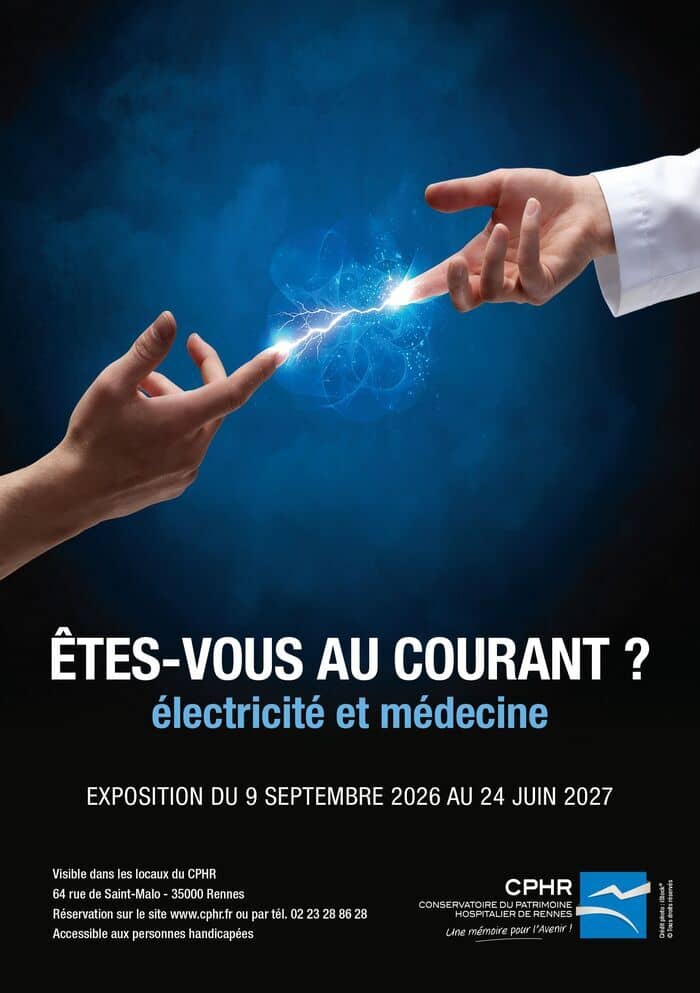 Illustration de l'événement : Visite guidée de l'exposition : "Êtes-vous au courant? Electricité et Médecine."
