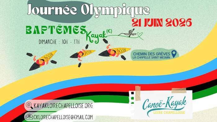 Illustration de l'événement : Journée Olympique - Baptêmes kayak