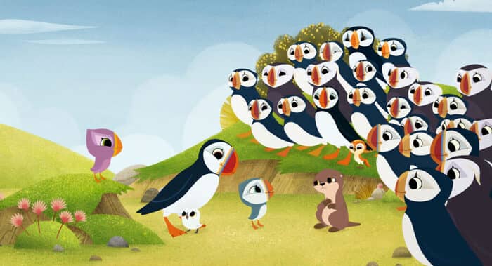 Illustration de l'événement : Cinéfamille | Nouveaux copains à Puffin Rock