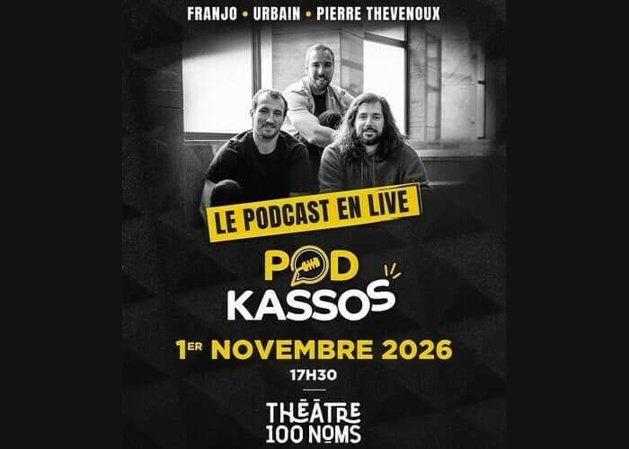 Illustration de l'événement : Pod Kassos - Le podcast en live