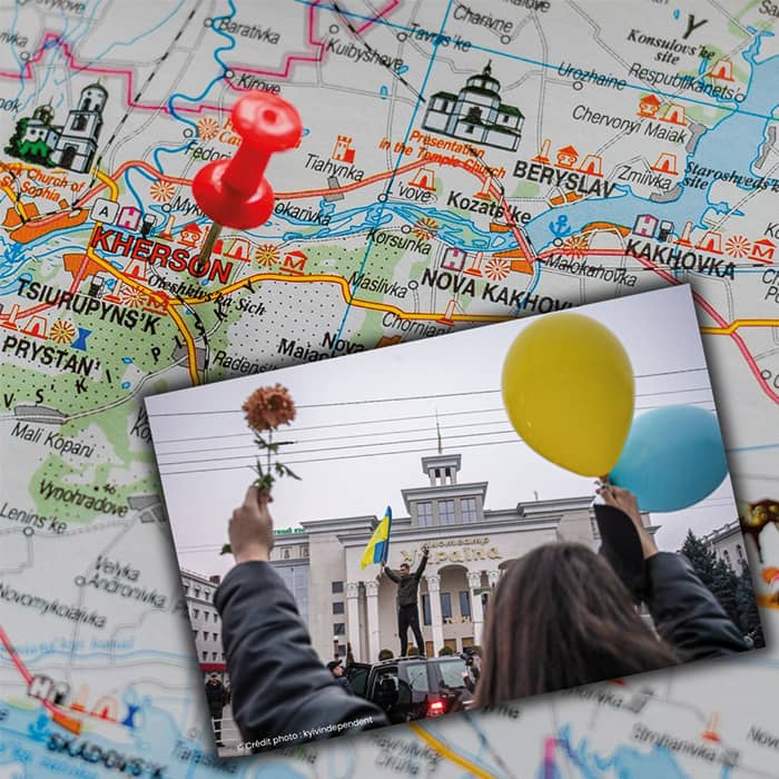 Illustration de l'événement : Kherson, ville libre - Témoignage de terrain et solidarité des territoires