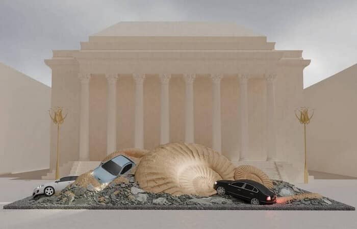 Illustration de l'événement : Fossil Opera - Installation de Théo Mercier
