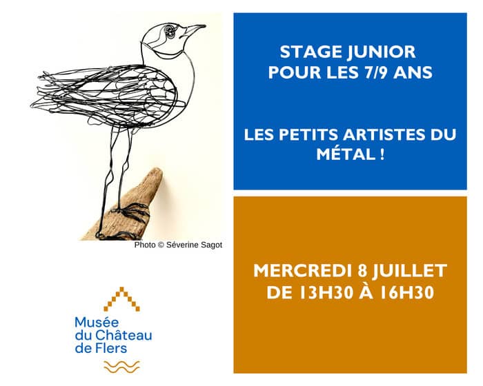 Illustration de l'événement : [COMPLET] Stage Junior 7/9 ans : les petits artistes du métal !