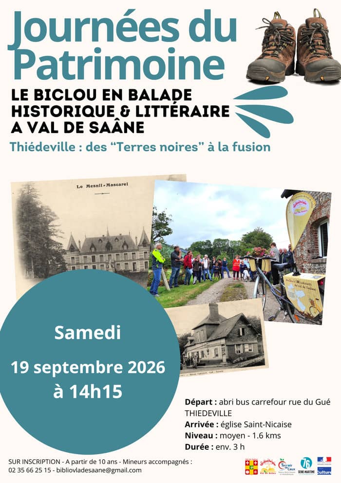 Illustration de l'événement : Circuit : balade pédestre à la découverte de Thiédeville et son histoire "des terres noires à la fusion"