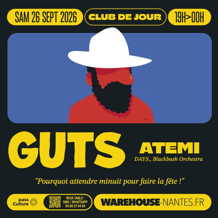 Illustration de l'événement : Club de Jour invite GUTS
