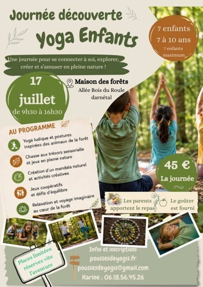Illustration de l'événement : ANNULÉ | Journée Yoga enfant