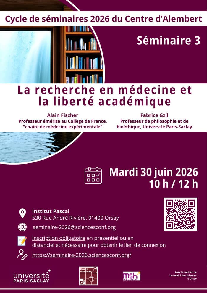 Illustration de l'événement : 🎓Cycle de séminaires 2026 du Centre d'Alembert