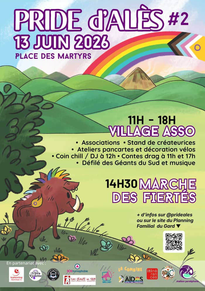 Illustration de l'événement : 🌈 PRIDE D'ALÈS