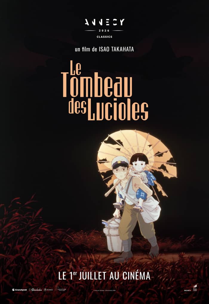 Illustration de l'événement : Projection du film d'animation "Le Tombeau des lucioles"