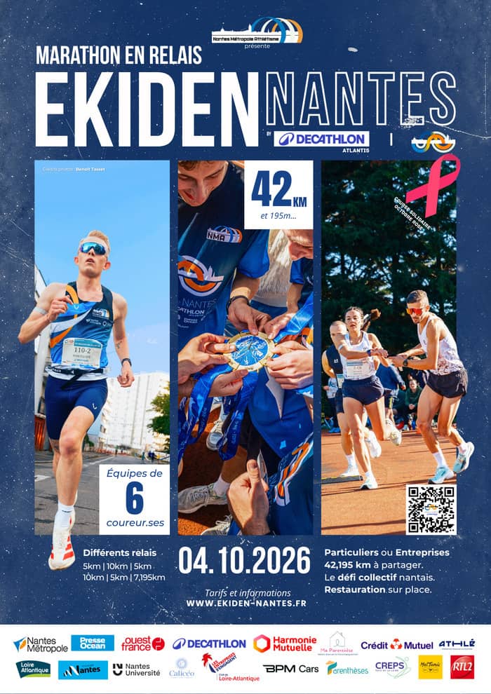 Illustration de l'événement : Ekiden de Nantes by Décathlon Atlantis
