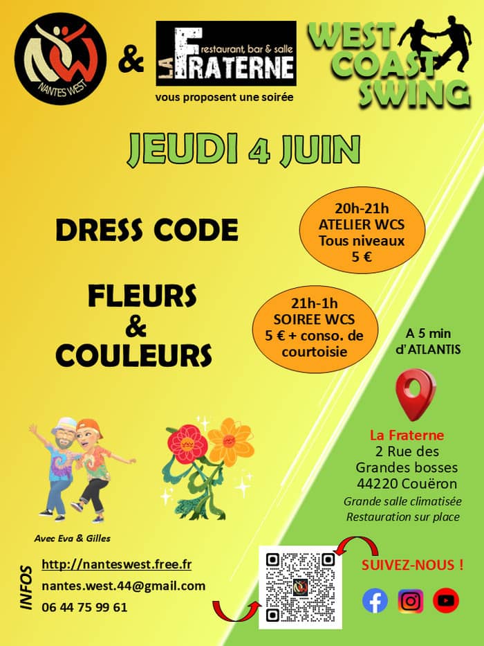 Illustration de l'événement : Atelier West Coast Swing + Soirée WCS