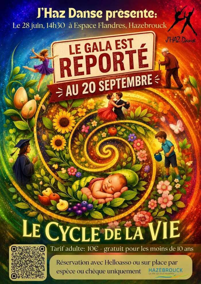 Illustration de l'événement : SPECTACLE ANNUEL J'HAZ DANSE