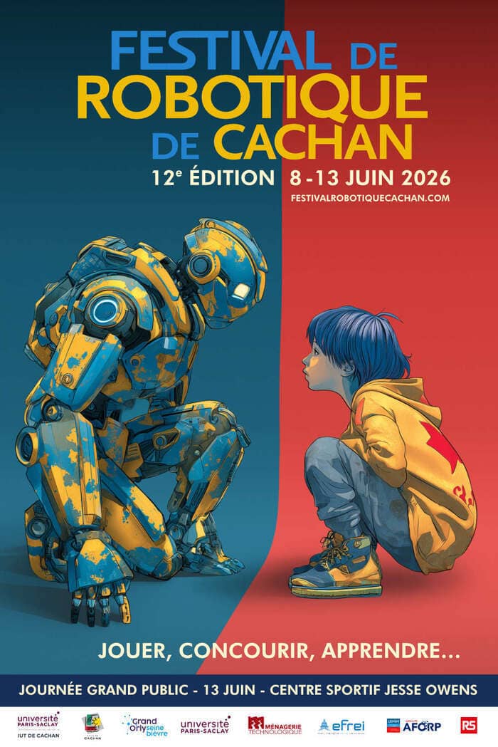 Illustration de l'événement : Journée grand public du festival de robotique de Cachan 2026