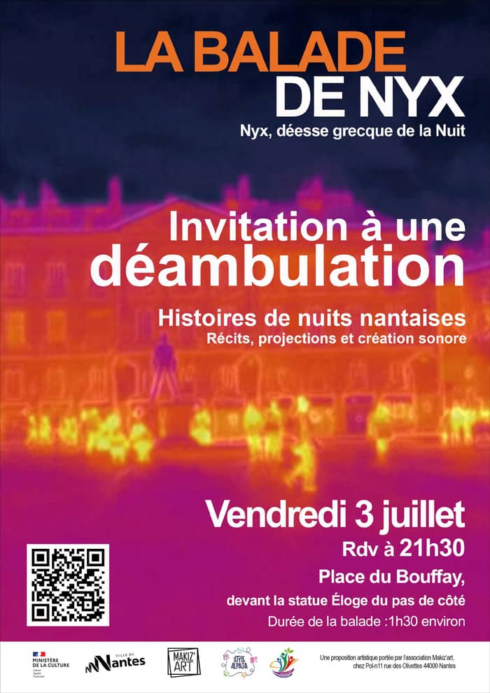 Illustration de l'événement : 3 JUILLET / La Balade de Nyx : Déambulation