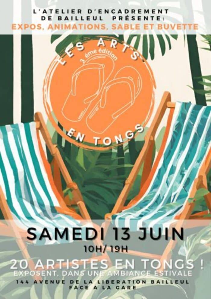 Illustration de l'événement : Les Arts en Tongs 3ème édition