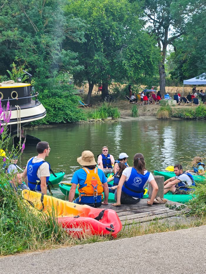 Illustration de l'événement : Balade éc(eau)découverte en canoë-kayak sur le canal du Midi