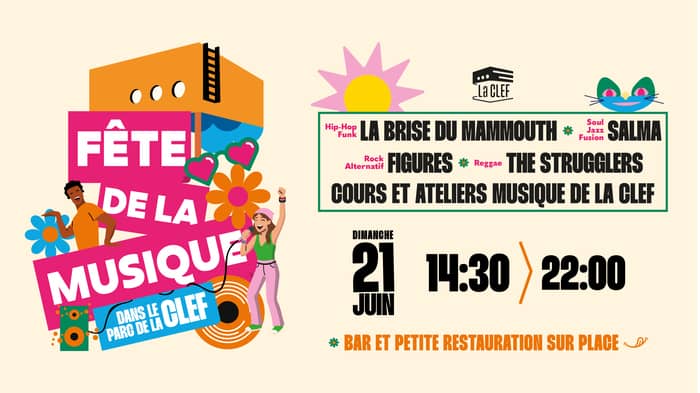 Illustration de l'événement : Fête de la musique dans le parc de La CLEF