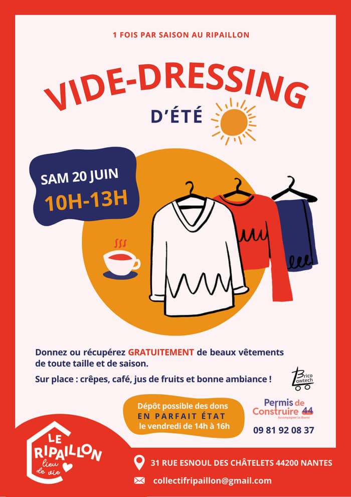 Illustration de l'événement : Vide-Dressing d’Été