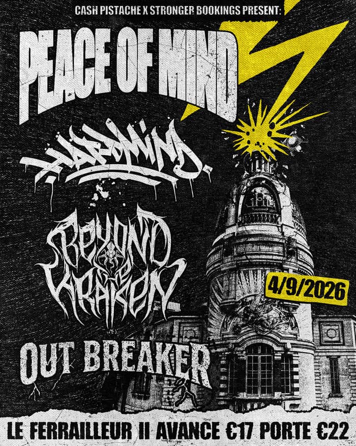 Illustration de l'événement : Peace of Mind + Hardmind + Beyond the Kraken + Out Breaker