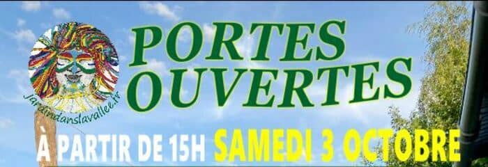 Illustration de l'événement : Samedi 3 octobre Portes ouvertes au jardin