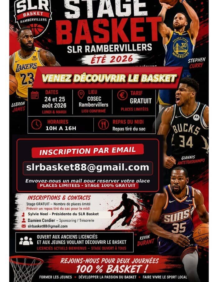 Illustration de l'événement : Stage Basket