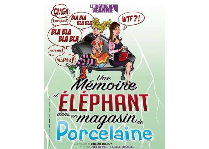 Illustration de l'événement : Une mémoire d’éléphant (dans un magasin de porcelaine)