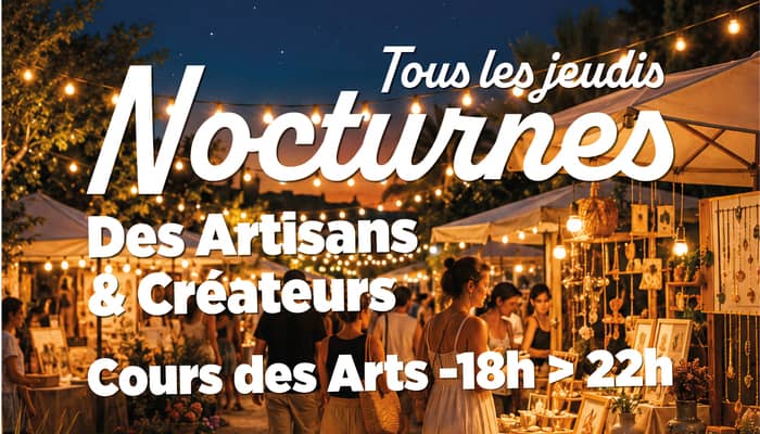 Illustration de l'événement : Marché nocturne des artisans et créateurs