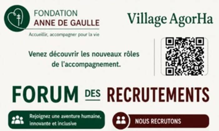 Illustration de l'événement : La Fondation Anne de Gaulle recrute !