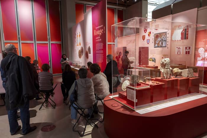 Illustration de l'événement : Visite de l'exposition "Rouge ! Archéologie d'une couleur"