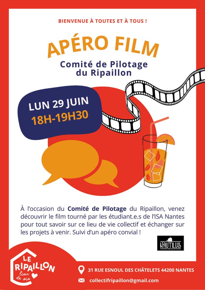 Illustration de l'événement : Apéro Film au Ripaillon