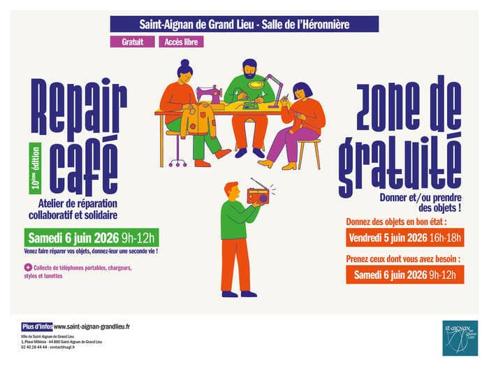 Illustration de l'événement : Repair café + Zone de gratuité