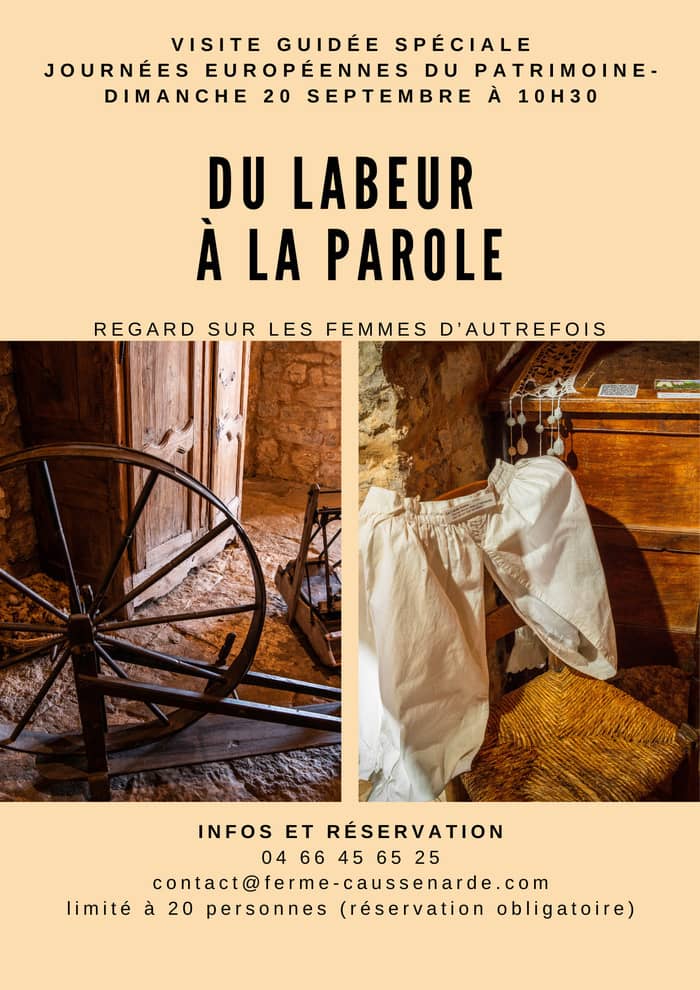 Illustration de l'événement : Visite guidée sur le travail des femmes à la ferme autrefois