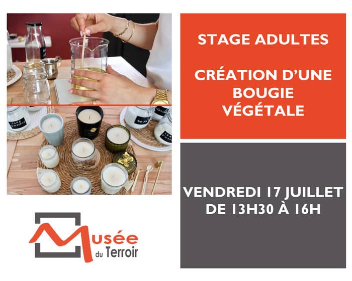Illustration de l'événement : Stage Adulte : création d'une bougie végétale